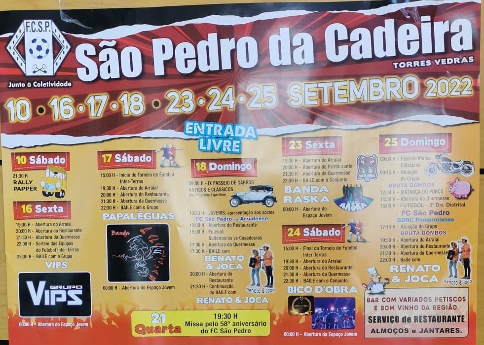festa sao pedro da cadeira 2022